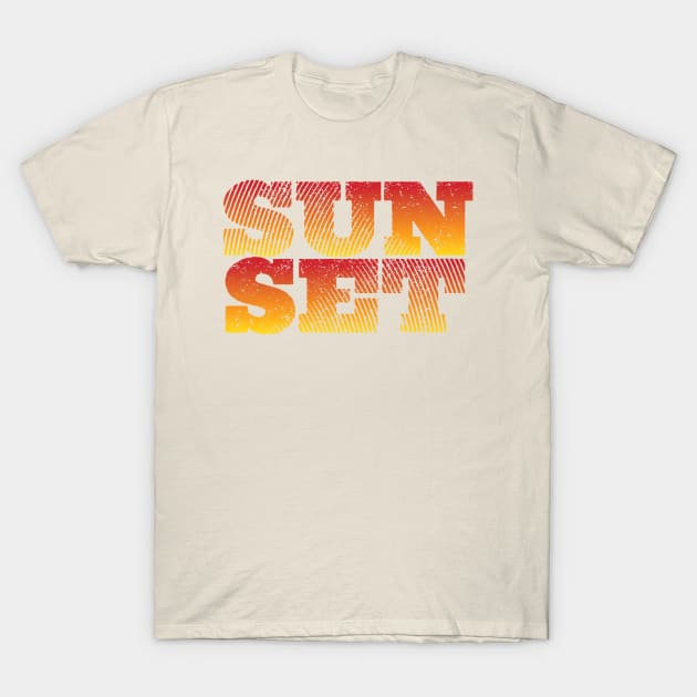 Sunset T-Shirt by attadesign